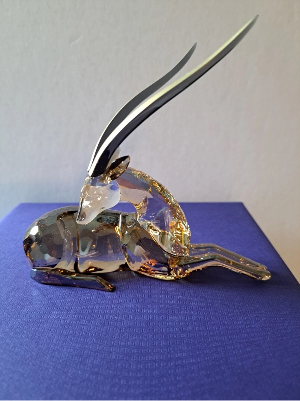 Swarovski Crystal Figurine JABALI GAZELLE LOOKING LEFT # 5557857